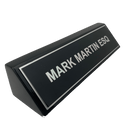 Black Piano Finish Name Wedge - Anderson Trophy Co.