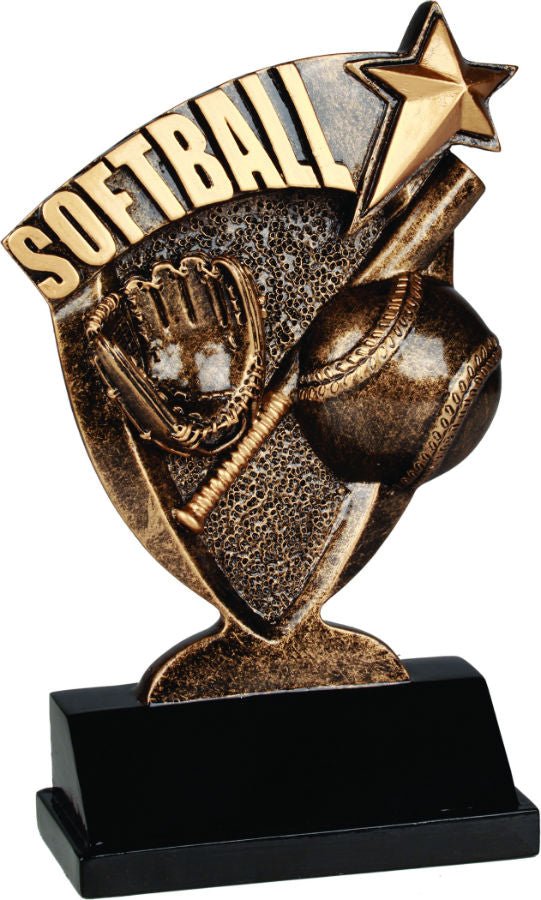 Broadcast Series Softball Resin Trophy - Anderson Trophy Co.