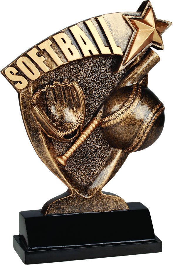 Broadcast Series Softball Resin Trophy - Anderson Trophy Co.