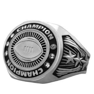 Champion's Football Championship Ring - AndersonTrophy.com