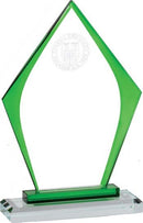 Color Perimeter Series Arrowhead Glass Award - Anderson Trophy Co.