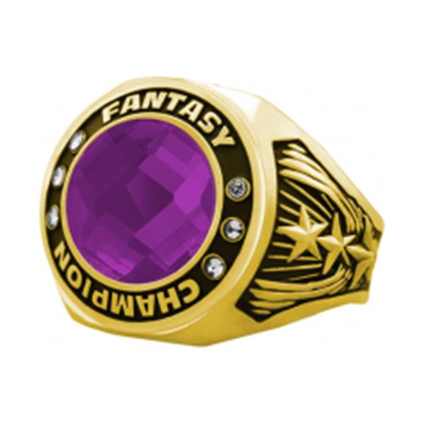 Color Stone Fantasy Championship Ring - AndersonTrophy.com