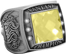 Color Stone Fantasy Championship Ring - AndersonTrophy.com