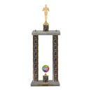 Custom Achievement 2 Post Trophy - Series 3803 - Anderson Trophy Co.