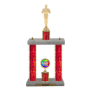 Custom Achievement 2 Post Trophy - Series 3803 - Anderson Trophy Co.