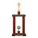 Custom Achievement 2 Post Trophy - Series 3803 - Anderson Trophy Co.