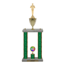 Custom Achievement 2 Post Trophy - Series 3803/2C17B - Anderson Trophy Co.