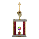 Custom Achievement 2 Post Trophy - Series 3803/2C17B - Anderson Trophy Co.