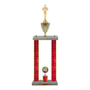 Custom Achievement 2 Post Trophy - Series 3803/2C17B - Anderson Trophy Co.