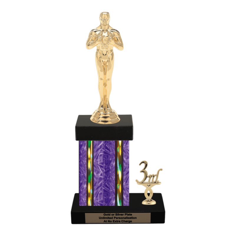 Custom Achievement Trophy - Type N Series 3803 - Anderson Trophy Co.