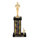 Custom Achievement Trophy - Type N Series 3803 - Anderson Trophy Co.