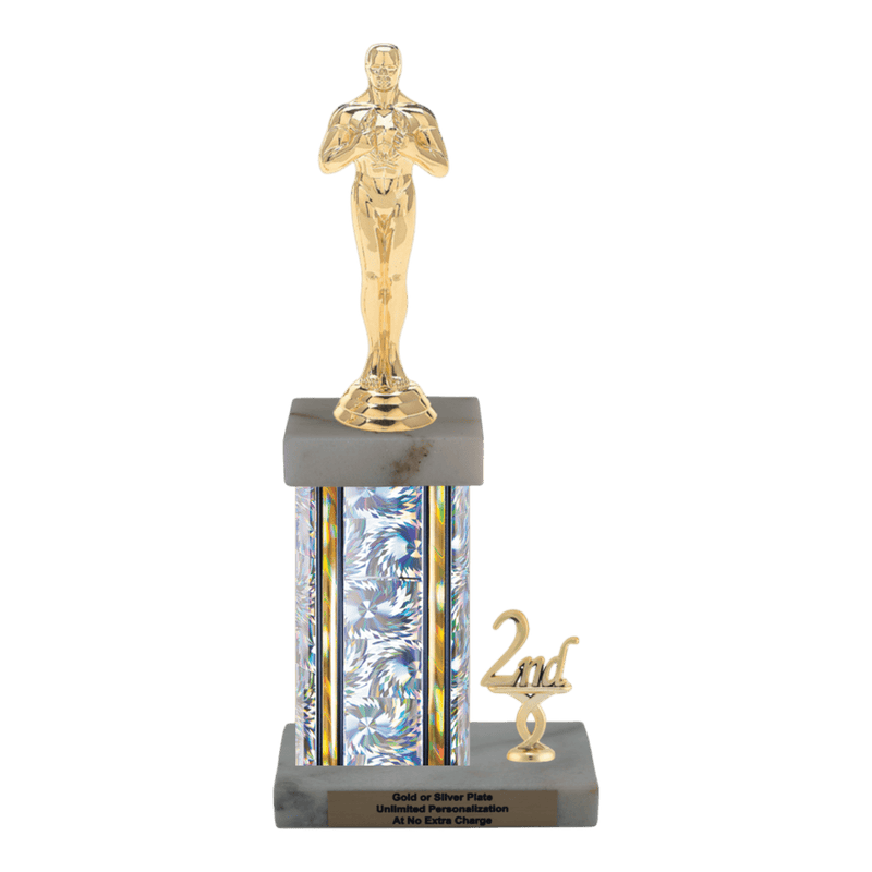 Custom Achievement Trophy - Type N Series 3803 - Anderson Trophy Co.