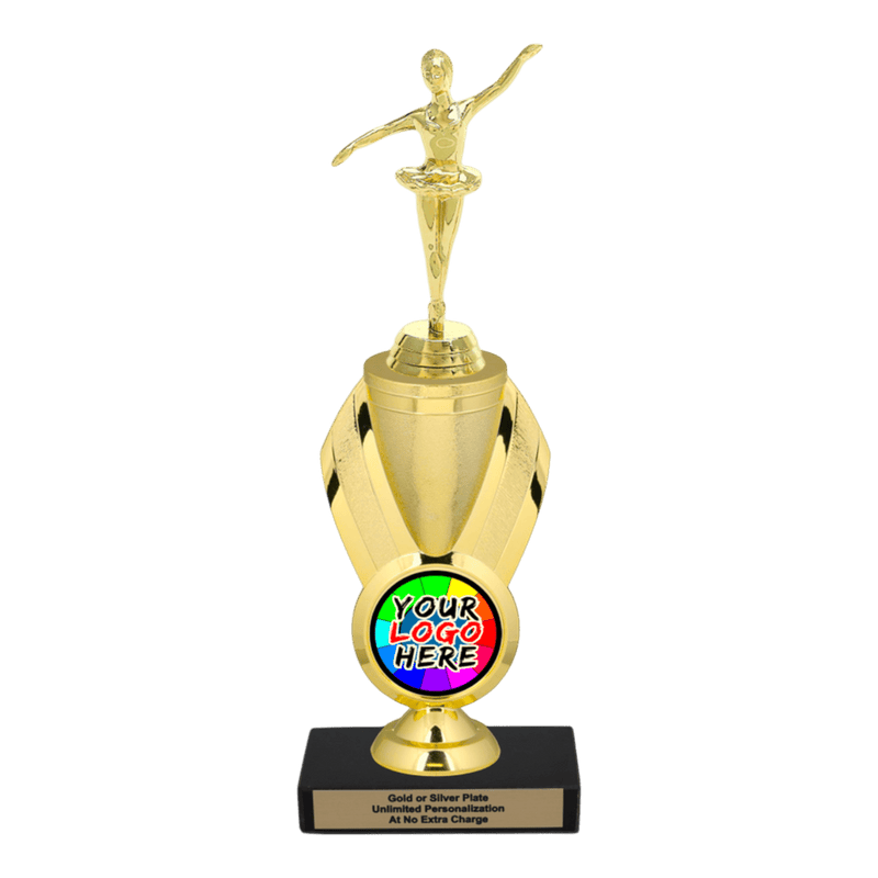 Custom Ballet Dance Trophy - Type B Series 3550/342655 - Anderson Trophy Co.