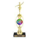 Custom Ballet Dance Trophy - Type B Series 3550/36013 - Anderson Trophy Co.