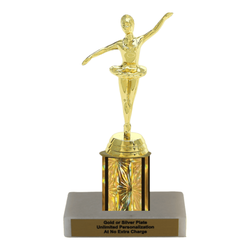 Custom Ballet Dance Trophy - Type C Series 3550 - Anderson Trophy Co.