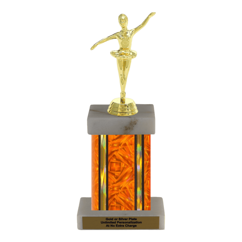 Custom Ballet Dance Trophy - Type F Series 3550 - Anderson Trophy Co.