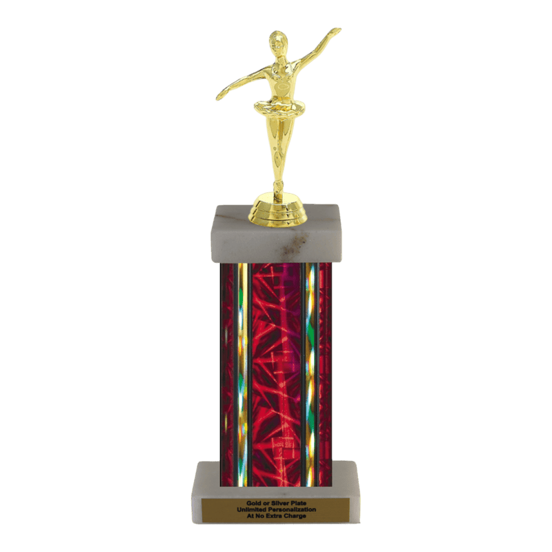 Custom Ballet Dance Trophy - Type F Series 3550 - Anderson Trophy Co.