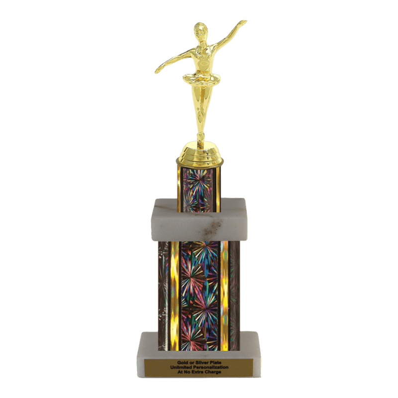 Custom Ballet Dance Trophy - Type G Series 3550 - Anderson Trophy Co.