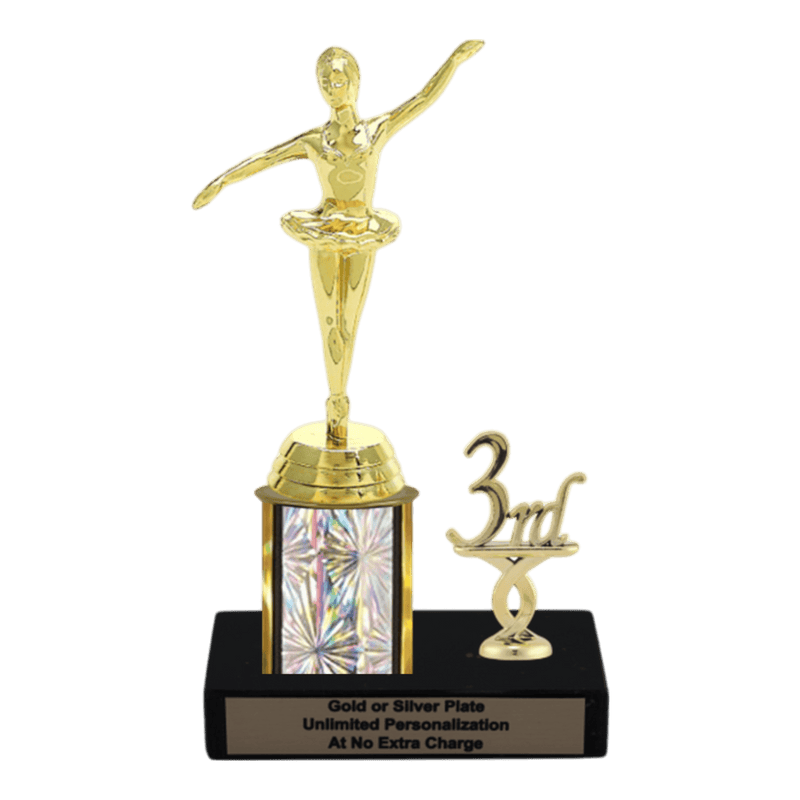 Custom Ballet Dance Trophy - Type L Series 3550 - Anderson Trophy Co.