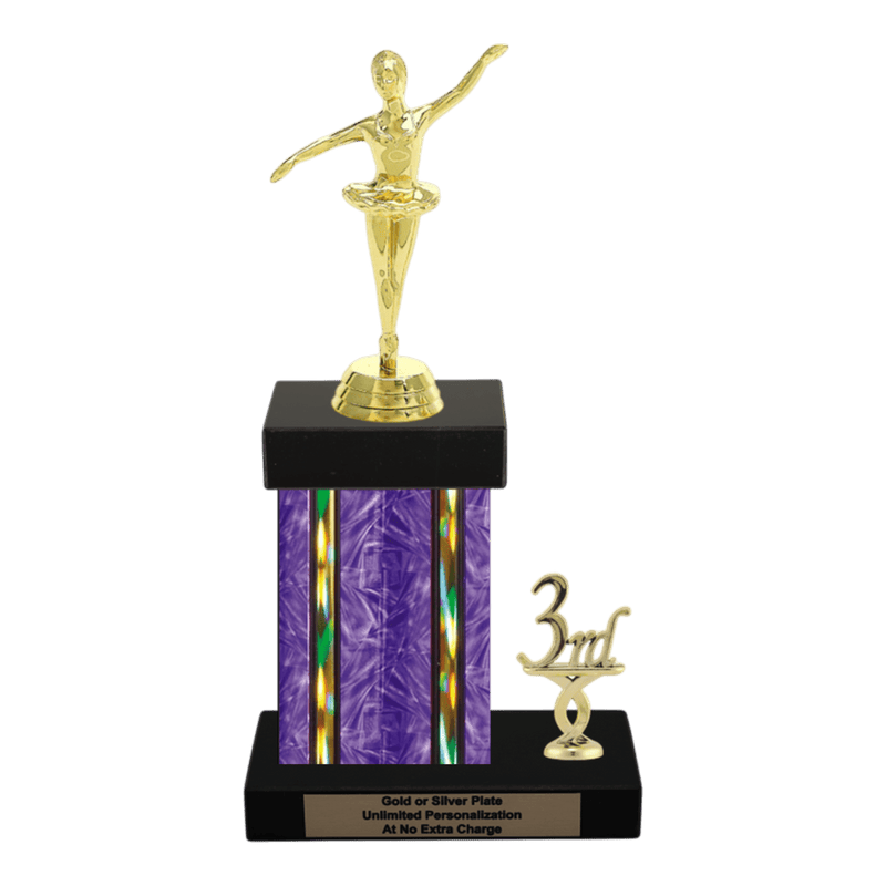 Custom Ballet Dance Trophy - Type N Series 3550 - Anderson Trophy Co.