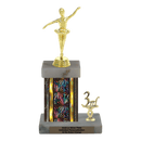 Custom Ballet Dance Trophy - Type N Series 3550 - Anderson Trophy Co.