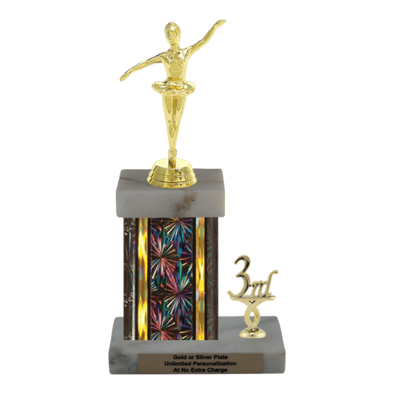 Custom Ballet Dance Trophy - Type N Series 3550 - Anderson Trophy Co.