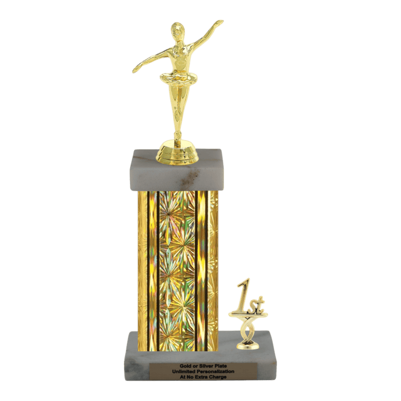 Custom Ballet Dance Trophy - Type N Series 3550 - Anderson Trophy Co.