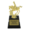 Custom Barrel Racing Horse Trophy - Type A1 Series 3718 - Anderson Trophy Co.