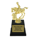 Custom Barrel Racing Horse Trophy - Type A1 Series 3718 - Anderson Trophy Co.