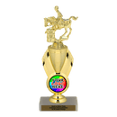 Custom Barrel Racing Horse Trophy - Type B Series 3718/342655 - Anderson Trophy Co.