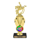 Custom Barrel Racing Horse Trophy - Type B Series 3718/342655 - Anderson Trophy Co.