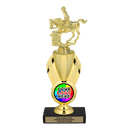 Custom Barrel Racing Horse Trophy - Type B Series 3718/342655 - Anderson Trophy Co.