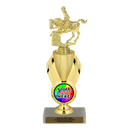 Custom Barrel Racing Horse Trophy - Type B Series 3718/342655 - Anderson Trophy Co.