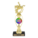 Custom Barrel Racing Horse Trophy - Type B Series 3718/36013 - Anderson Trophy Co.