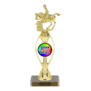 Custom Barrel Racing Horse Trophy - Type B Series 3718/36013 - Anderson Trophy Co.