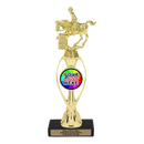 Custom Barrel Racing Horse Trophy - Type B Series 3718/36013 - Anderson Trophy Co.