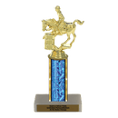 Custom Barrel Racing Horse Trophy - Type C Series 3718 - Anderson Trophy Co.