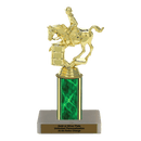 Custom Barrel Racing Horse Trophy - Type C Series 3718 - Anderson Trophy Co.