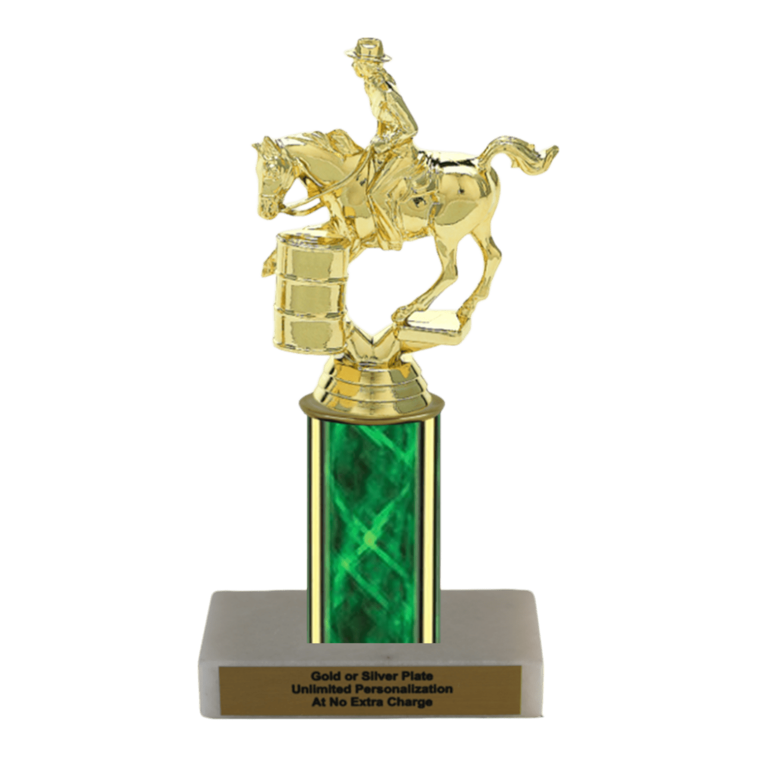 Custom Barrel Racing Horse Trophy - Custom Barrel Racing Trophy ...