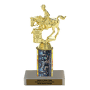 Custom Barrel Racing Horse Trophy - Type C Series 3718 - Anderson Trophy Co.