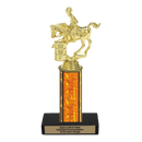 Custom Barrel Racing Horse Trophy - Type C Series 3718 - Anderson Trophy Co.