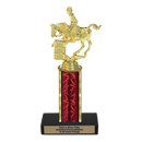 Custom Barrel Racing Horse Trophy - Type C Series 3718 - Anderson Trophy Co.