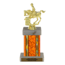 Custom Barrel Racing Horse Trophy - Type F Series 3718 - Anderson Trophy Co.