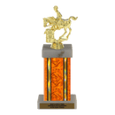 Custom Barrel Racing Horse Trophy - Type F Series 3718 - Anderson Trophy Co.