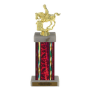 Custom Barrel Racing Horse Trophy - Type F Series 3718 - Anderson Trophy Co.