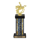 Custom Barrel Racing Horse Trophy - Type F Series 3718 - Anderson Trophy Co.