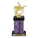 Custom Barrel Racing Horse Trophy - Type F Series 3718 - Anderson Trophy Co.