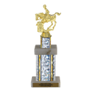 Custom Barrel Racing Horse Trophy - Type G Series 3718 - Anderson Trophy Co.