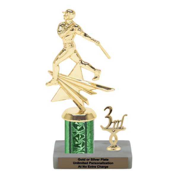 Custom Baseball Trophy - Type L Series 32503 - Anderson Trophy Co.