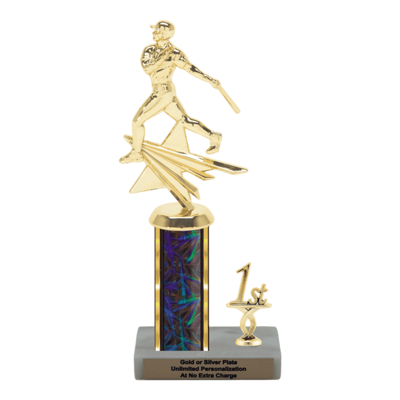 Custom Baseball Trophy - Type L Series 32503 - Anderson Trophy Co.